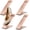 Rose Gold, variant on Gold Shoe Display Stand Shoe Rack Stainless Steel Golden Metal Riser High Heel Display Rack Holder for Home Shopping Malls (Square Shape,Golden,12 Pcs)