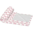 thumbnail image 3 of Throw Blanket Pink Check Bow Pattern Bed 50 x 60 Inch Soft Lightweight Fluffy Warm for Sofa Couch All Seasons Cozy Cover Quilt, 3 of 6