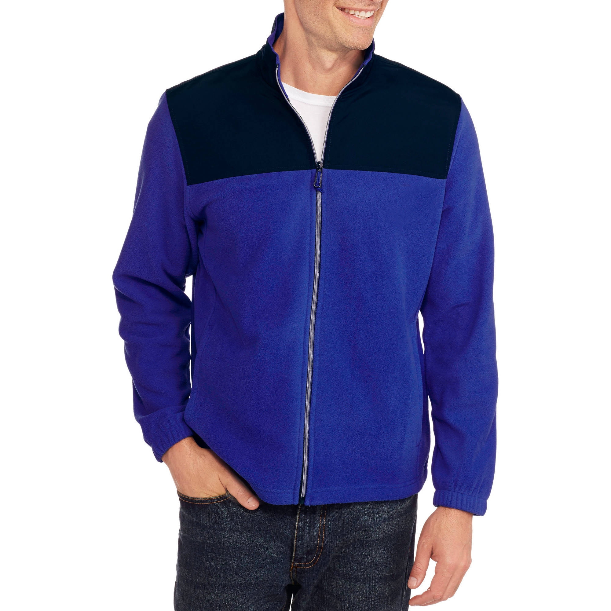 Big Men's Winter Full Zip Fleece Jacket