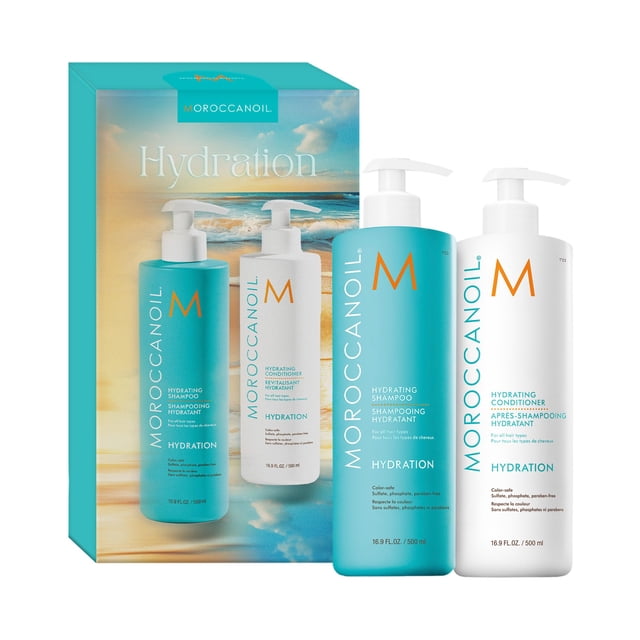 Set de champú y acondicionador Moroccanoil Hydrating 500 ml