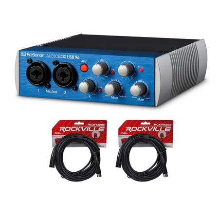 PRESONUS AUDIOBOX USB 96 2x2 Bus-powered Audio 2.0 Recording Interface+CablesPRESONUS AUDIOBOX USB 96 2x2 Bus-powered Audio 2.0 Recording Interface+Cables