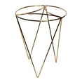 thumbnail image 3 of Mainstays 13 inch High Gold Metal Plant Stand, 3 of 7