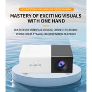 Mini Portable HD Projector with Auto Keystone Correction for Home Theater and Outdoor Movies, 1 Count