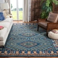 thumbnail image 2 of SAFAVIEH Aspen Alexanndria Geometric Wool Area Rug, Rust/Green, 8' x 8' Square, 2 of 8