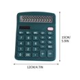 thumbnail image 2 of LEEYNEER Basic Standard Calculators  Mini Digital Desktop Calculator with 8-Digit LCD Display  Battery Solar Power Smart Calculator Pocket Size for Home School for Kids (Black), 2 of 7