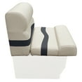 thumbnail image 3 of Wise BM1143-986 Premier Series Pontoon 27" Bench Cushion Set - Platinum / Spectra Navy / Cobalt, 3 of 9
