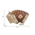 thumbnail image 7 of Hands Craft 3D Modern Wooden Puzzle: Musical Instrument - Accordion, 7 of 7