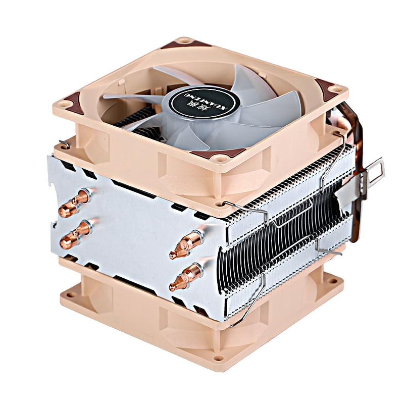 4 Heat Pipe PC Air-cooled Radiator CPU Cooling Fan Efficient Cooler Suitable For Installing LGA775 115x 1200 1700 1366 1356 AMD