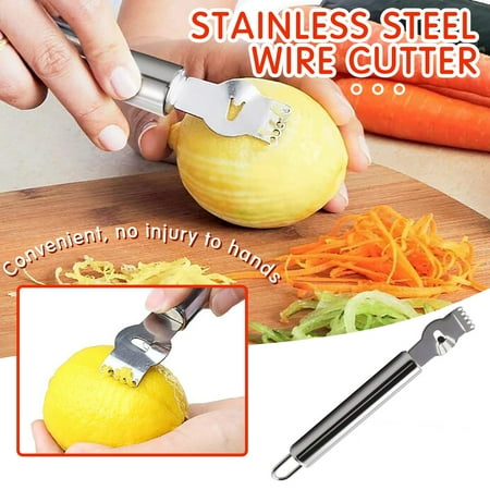 

Qazqa With Channel Stainless Steel Ring Lemon And Grater Hanging Kitchen，Dining & Bar