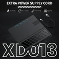 thumbnail image 4 of WU-MINGLU External CD/DVD Drive for Laptop,7 in 1 USB Ultra-Slim Portable CD/DVD Player Burner,  cd writer external SD TF CD ROM Compatible with External DVD Player for Windows 11/10/8/7 Linux, 4 of 7