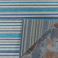 thumbnail image 3 of Couristan Cape Brockton Indoor / Outdoor Area Rug, Cobalt-Teal, 3'11" x 5'6", 3 of 7