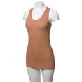 thumbnail image 5 of A2Y Women's Basic Solid Soft Cotton Scoop Neck Racer-Back Tank Top, 5 of 6