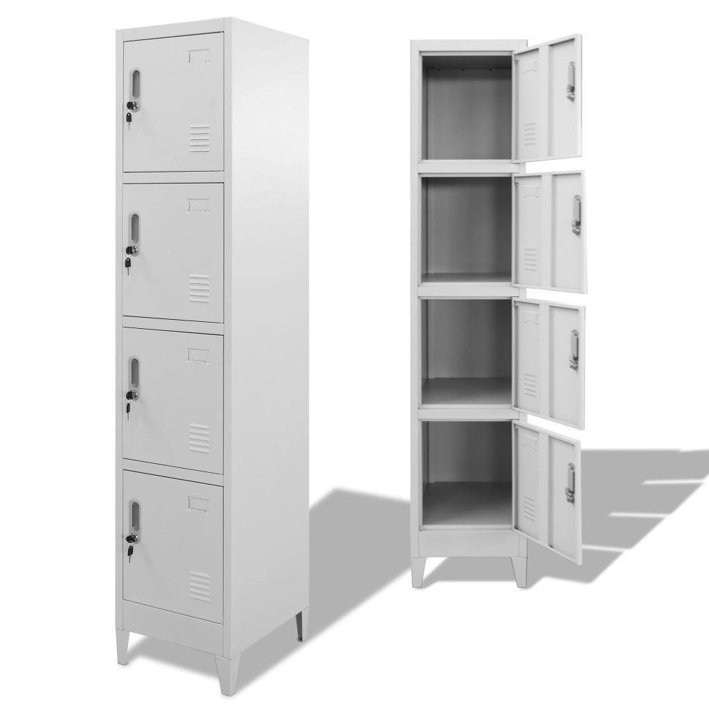 vidaXL Locker Changing Room Storage 38x45x180cm/90x45x180cm Multi Compartments 