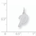 thumbnail image 2 of Pendentif Charme Collier Monogramme Initiale Lettre P en Argent Sterling 925, 2 of 6
