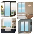thumbnail image 6 of Dreamy Blue Window Privacy Film and White Gradient Decorative Glass Window Film UV Blocking Static Cling Non-Adhesive Sticker Covering for Home Door 29.5 x 118 inches, 6 of 8
