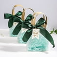 thumbnail image 5 of 10Sets Clear PVC Gift Bags with Ribbon Tag Raffia Grass Portable Tote Bag for Wedding Birthday Party Baby Shower Christmas Decor (apricot,20x15x7cm), 5 of 7