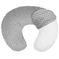LNKOO 2 Pack Nursing Pillow Cover Plush Breastfeeding Pillow Slipcover