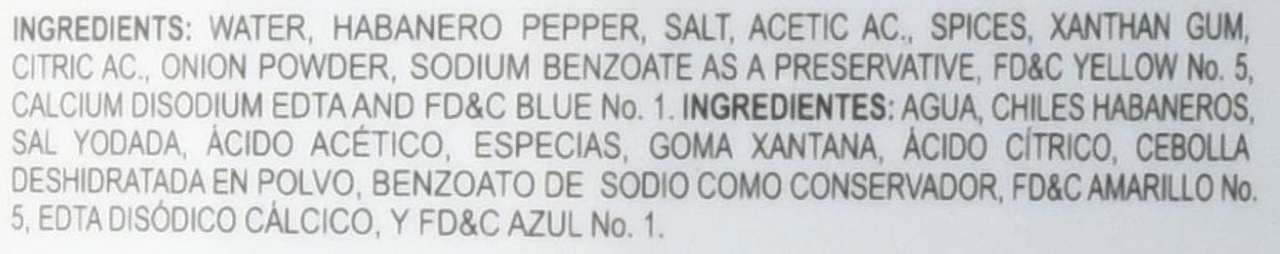 El Yucateco Green Habanero Hot Sauce - 67.63 oz. - Half Gallon