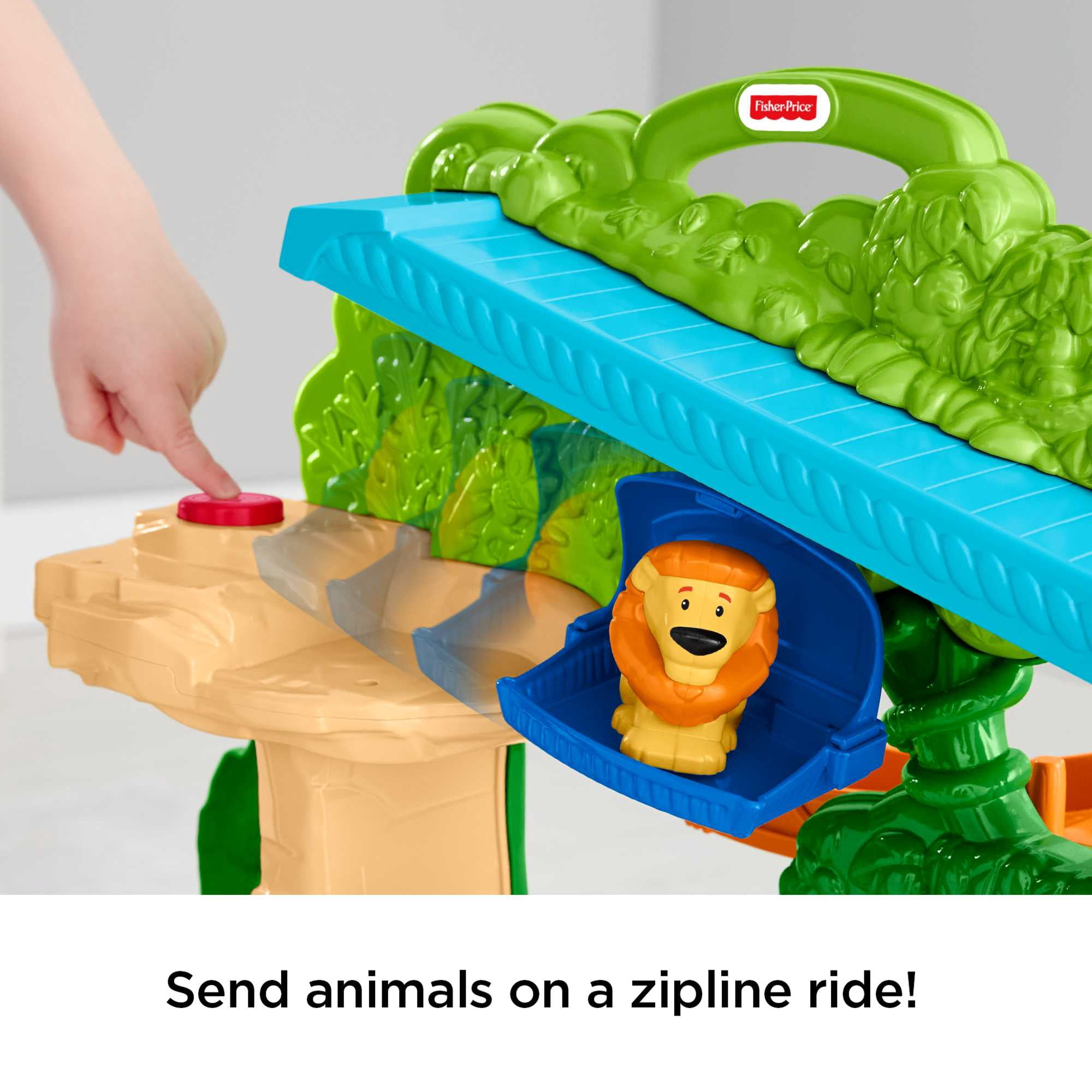 Little People Share & Care Safari Interactive Lights & Sounds Playset