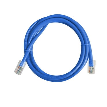 Steren 7ft Cat6 Patch Cord Non-Booted UTP cULus Blue