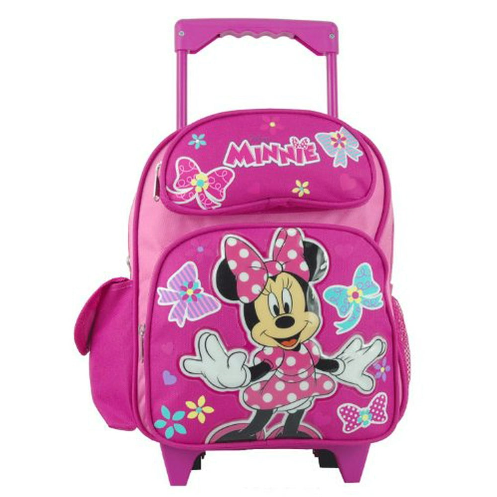 Disney Small Rolling Backpack Disney Minnie Mouse Girls School