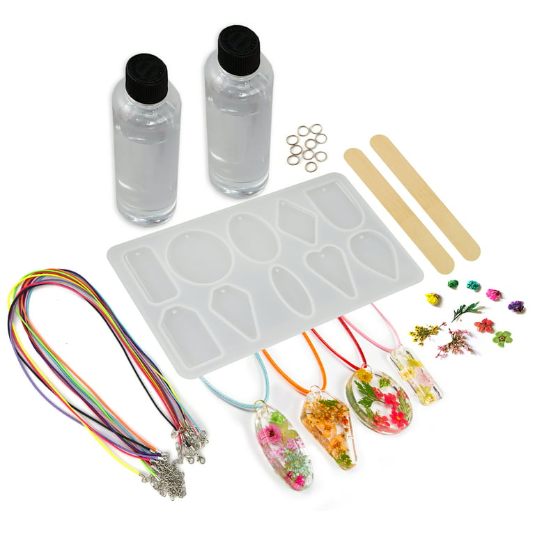 Craft It Up! Resin Necklaces Kit Resin Necklaces by Craft it Up- Beginners  DIY Jewelry Kit 