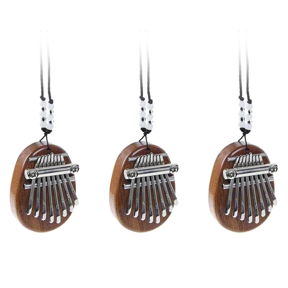 3X Mini Kalimba 8 Keys Thumb Piano Great Sound Finger Keyboard Musical Instrument