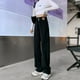 thumbnail image 3 of Vaqueros de pierna ancha para mujer, novedad de primavera y otoño, pantalones holgados de cintura alta de pierna recta, finos y pequeños, para verano, 2023, 3 of 5
