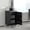 Matt Black / Metal, variant on FunMay Rolling Charging Cart and Cabinet with Wheels for Tablets and Laptops, Silver Metal