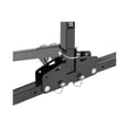thumbnail image 4 of Reese Bike Rack 63138 Explorer; 1-1/4 Inch And 2 Inch Receiver Hitch Mount; Holds 2 Bikes Or 4 Bikes; Up To 140 Pound Weight Capacity; Bike Tire Clamp; Without Lock; Foldable; Powder Coated Black, 4 of 15