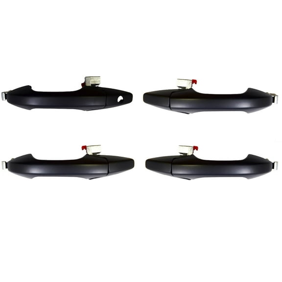 PT Auto Warehouse HO-3515P-QPK - Outer Exterior Outside Door Handle, Primed Black - Front/Rear Left/Right, Set of 4 Fits select: 2007-2011 HONDA CR-V, 2010-2011 HONDA ACCORD CROSSTOUR