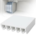 thumbnail image 1 of Plastic Lid Organizer Rack Multipurpose Kitchen Cabinet Storage Holder For Pan Lids Dish Saving Easy Access, 1 of 6