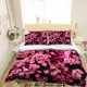 thumbnail image 1 of 3D Rosa Floral Patrón Funda de edredón Set Ropa de cama Set Funda de edredón Fundas de almohada 173, 1 of 3