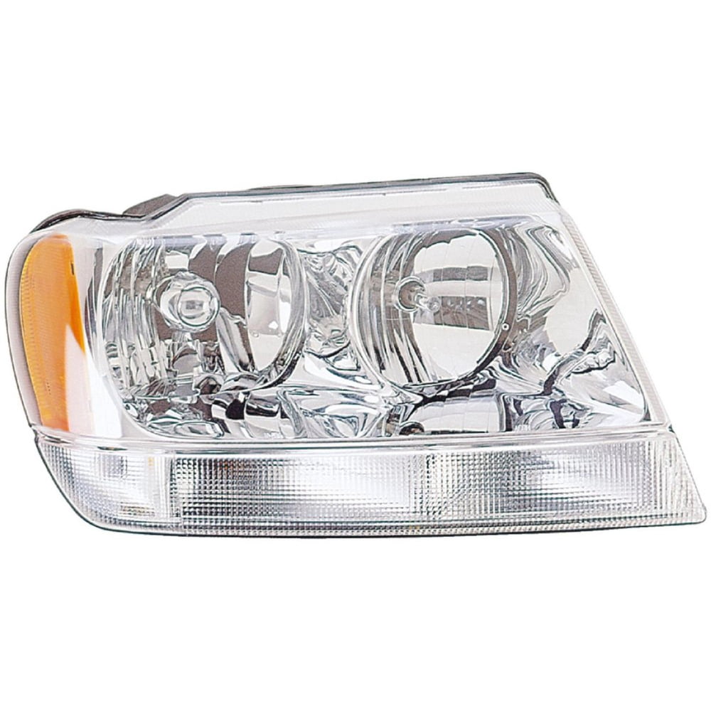Dorman 1590317 Headlight For Jeep Grand Cherokee, Clear & Amber Lens