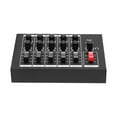 thumbnail image 4 of Mini mezclador de audio, mezclador de audio compacto, mezclador de línea de mezclador estéreo para micrófonos teclados KTV, 4 of 7