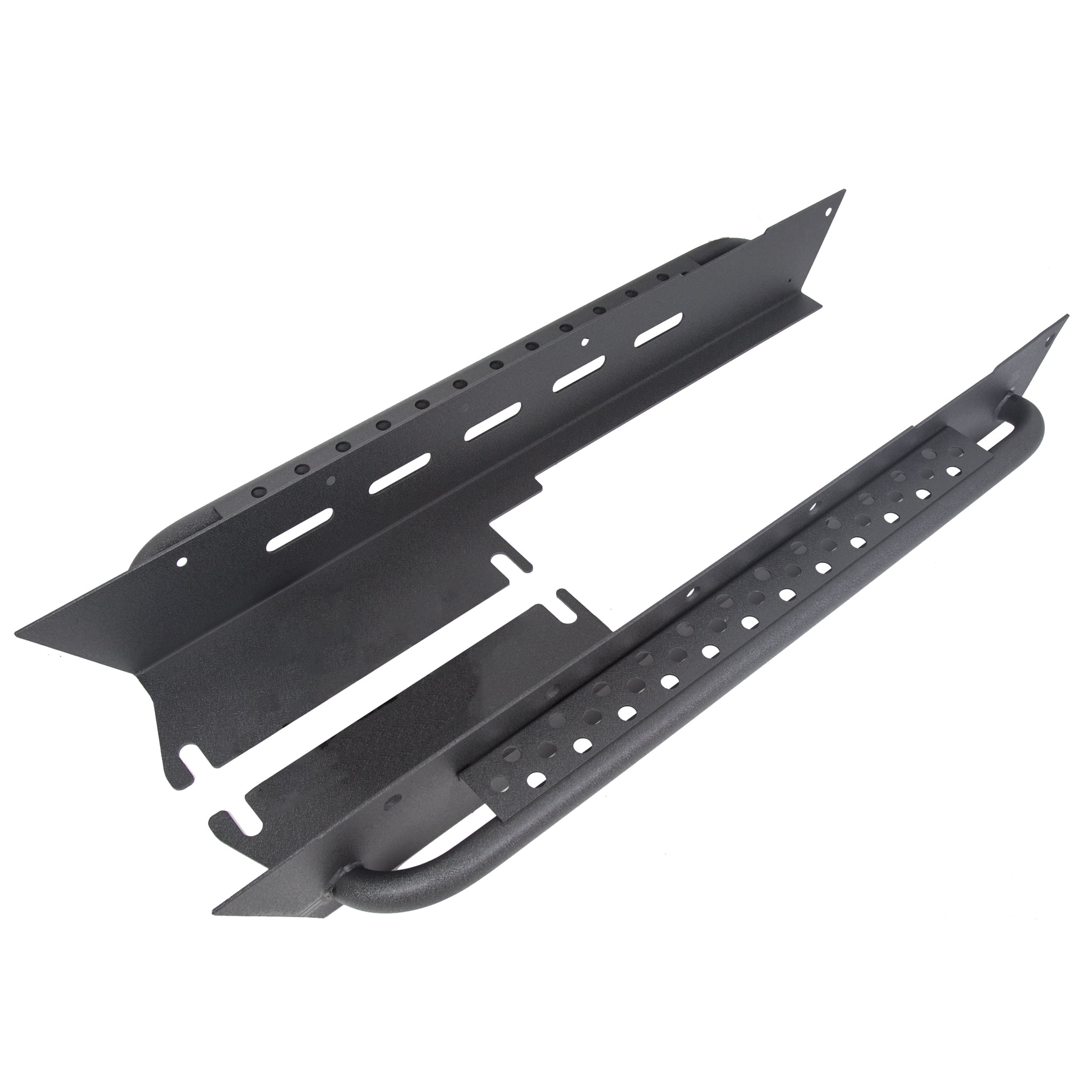 Kojem Running Board Slider Rocker Guard Side Rail Steps Nerf Bar Guards for 1997-2006 Jeep Wrangler TJ Steel