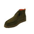 thumbnail image 4 of Men's TAYNO Wallabee Style Chukka Boots Soft Micro Suede MOJAVE S Olive, 4 of 11