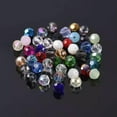 thumbnail image 4 of U8MO 200pcs 3mm Round Faceted Sphere Crystal Glass Ball Loose Spacer Crafts Beads Lot-Pink, 4 of 9