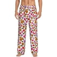 thumbnail image 2 of Goofa Squirrel In The Forest Printed Soft Pajama Pants for Men, Wide Leg Comfy Casual Lounge Yoga Pants-Large, 2 of 9