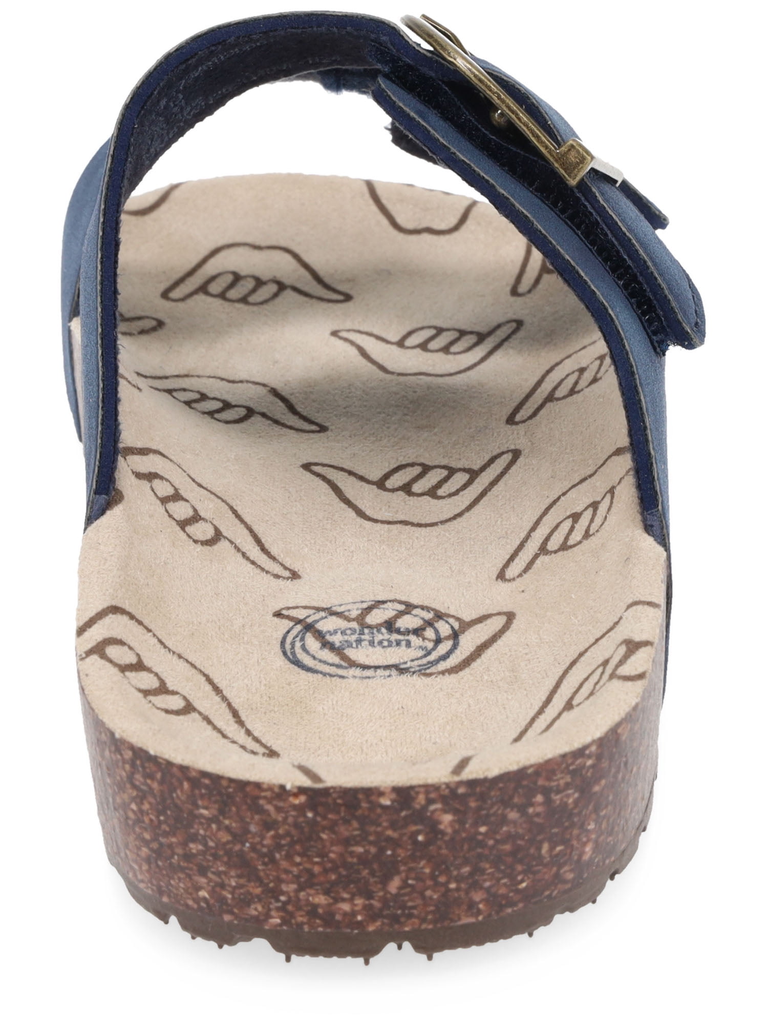 Wonder Nation Little & Big Boys Two Buckle Sandals