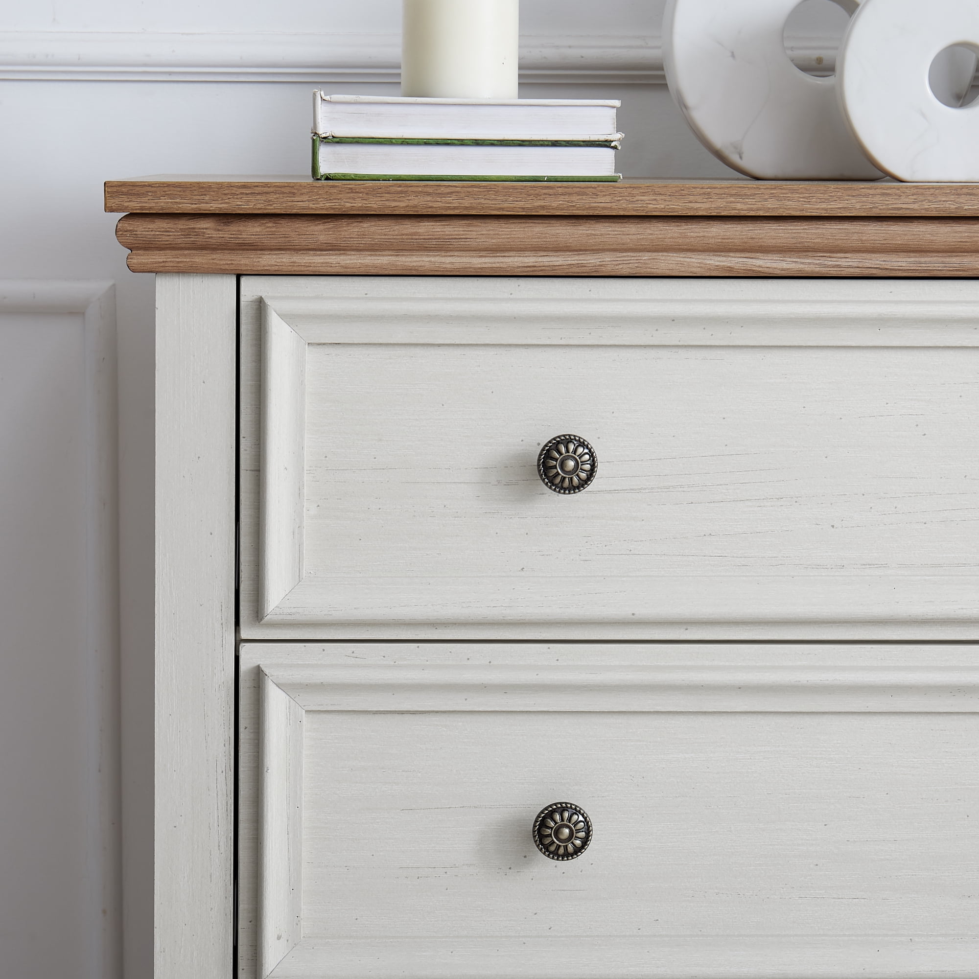 Leumius 5-Drawers Dresser,Farmhouse Tall Chest of Drawers Closet Organizers and Storage for Living Room,Bedroom,Beige
