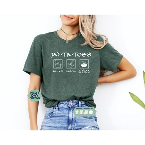 Potatoes Boil Em Mash Em Stick Em In A Stew Sweatshirt, Movie Hoodie, Trendy Shirt, Unisex Shirt, Her Him, Sweatshirt Tshirt All Size S-5XL