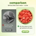 thumbnail image 5 of ABCISI 2 PCS 3-in-1 Watermelon Cutter Slicer Tool, 2025 Upgrade Stainless Steel Watermelon Fork Slicer Cutter, Multi Melon Slicers Fruit Cutting Knives for Camping Party Home Kitchen Gadgets, 5 of 7