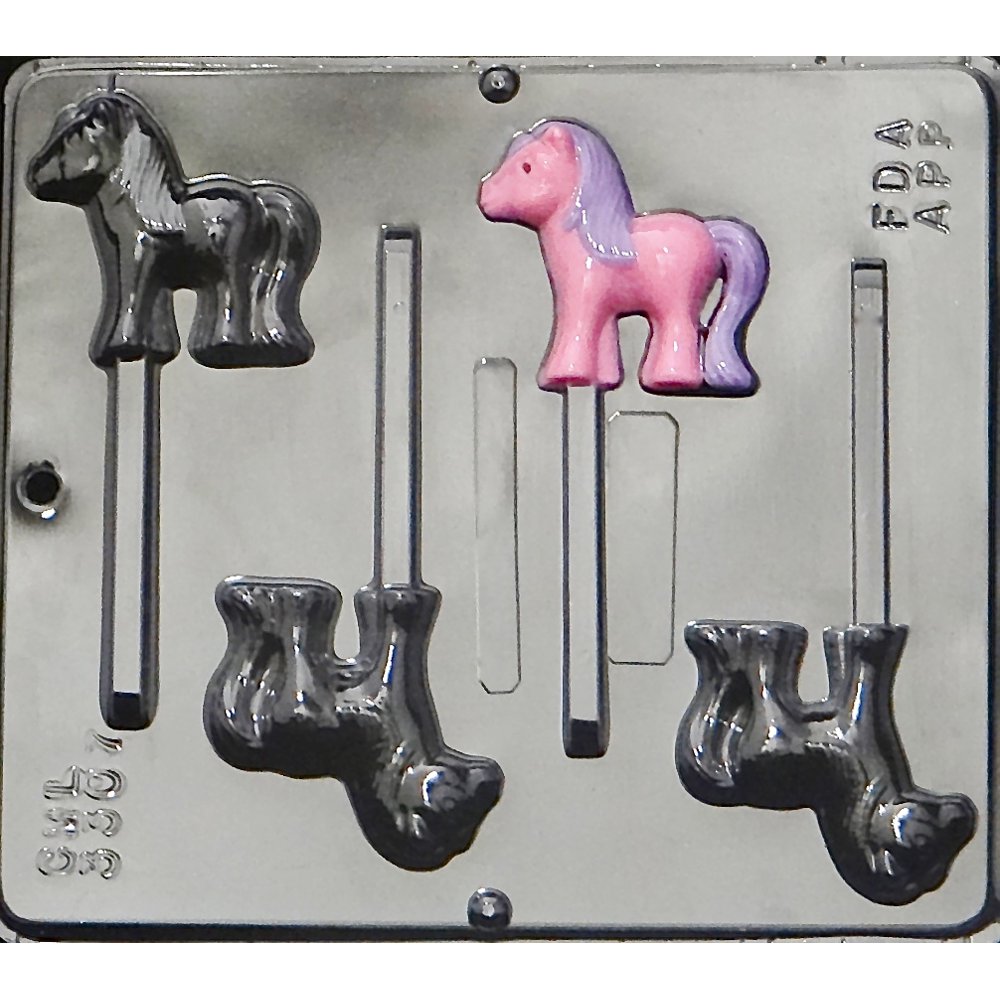 3307 Horse/Pony Lollipop Chocolate Candy Mold