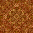 thumbnail image 1 of Ahgly Company Machine Washable Indoor Square Transitional Tomato Red Area Rugs, 6' Square, 1 of 7