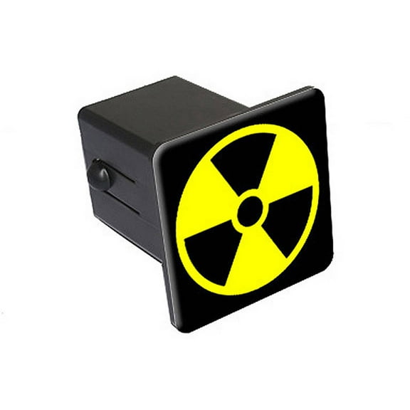 Radioactive Radiation Nuclear 2" Tow Trailer Hitch Cover Plug Insert