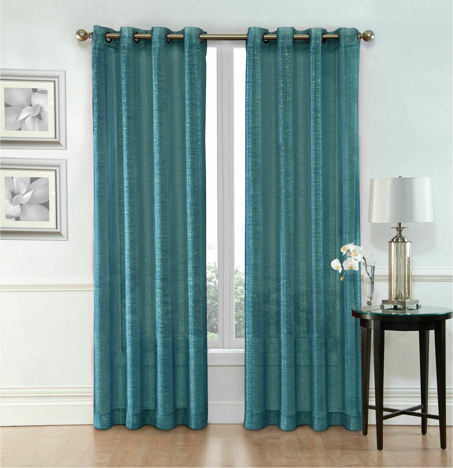 Kate Aurora Metalico Sparkle Sheer Grommet Window Curtains Turquoise Walmartcom Walmartcom Kate Aurora Metalico Sparkle Sheer Grommet Window Curtains Turquoise Walmartcom Walmartcom