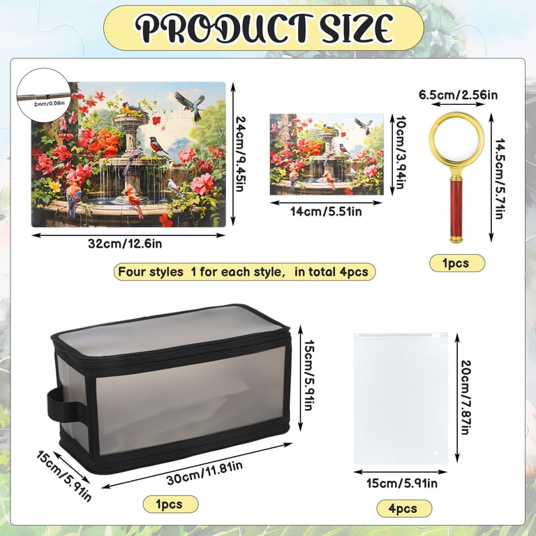 Armscye 4 Pack Large Piece Senior Puzzles With Storage photo 2