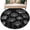 Black, variant on Round Rug 5Ft Washable Non-Slip, Spring Dandelion Circle Area Rugs for Living Room Bedroom, Modern Country Flower Black White Indoor Floor Mats Carpet Runner for Home Decor Aesthetic