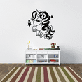 thumbnail image 2 of Cute Stars Unicorn Magical Unicorns Uni Corn Star Wall Sticker Art Decal for Girls Boys Kids Room Bedroom Nursery Kindergarten House Fun Home Decor Stickers Wall Art Vinyl Decoration Size (10x8 inch), 2 of 3